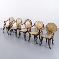 5 Italian Grotto Style Shell-Form Side Chairs - Sold for $18,560 on 10-11-2026 (Lot 618).jpg